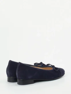 – Ballerinas aus Veloursleder in Dunkel-Hassia Sale