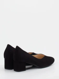 – Blockabsatz-Pumps aus Veloursleder-Hassia Clearance