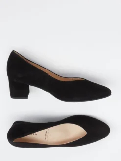 – Blockabsatz-Pumps aus Veloursleder-Hassia Clearance