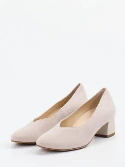 – Blockabsatz-Pumps aus Veloursleder-Hassia Sale