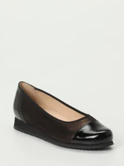 – Komfort-Ballerinas aus Metallicleder-Hassia Outlet