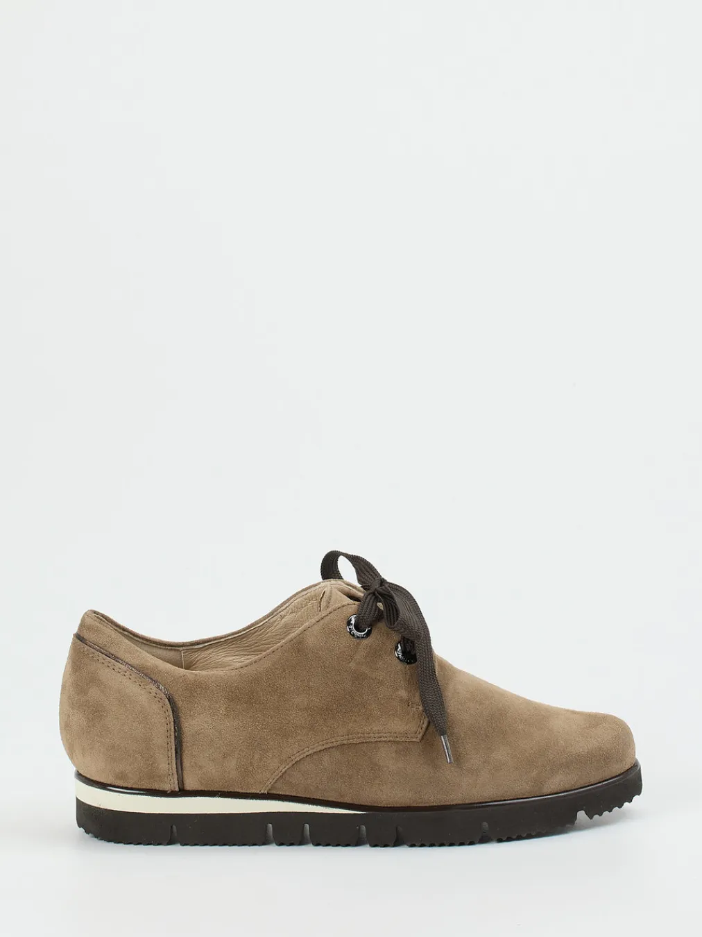 – Komfort-Halbschuh aus Veloursleder Sandbeige-Hassia Online