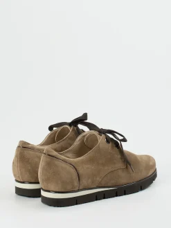 – Komfort-Halbschuh aus Veloursleder Sandbeige-Hassia Online