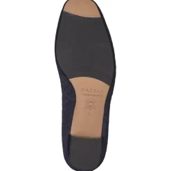 – Komfort-Pumps aus geprägtem Veloursleder Dunkel-Hassia Best