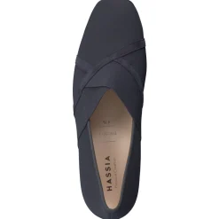 – Komfortpumps aus Textil dunkel-Hassia Sale