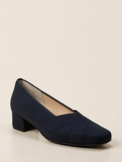 – Komfort-Pumps aus Textil in Dunkel-Hassia Online