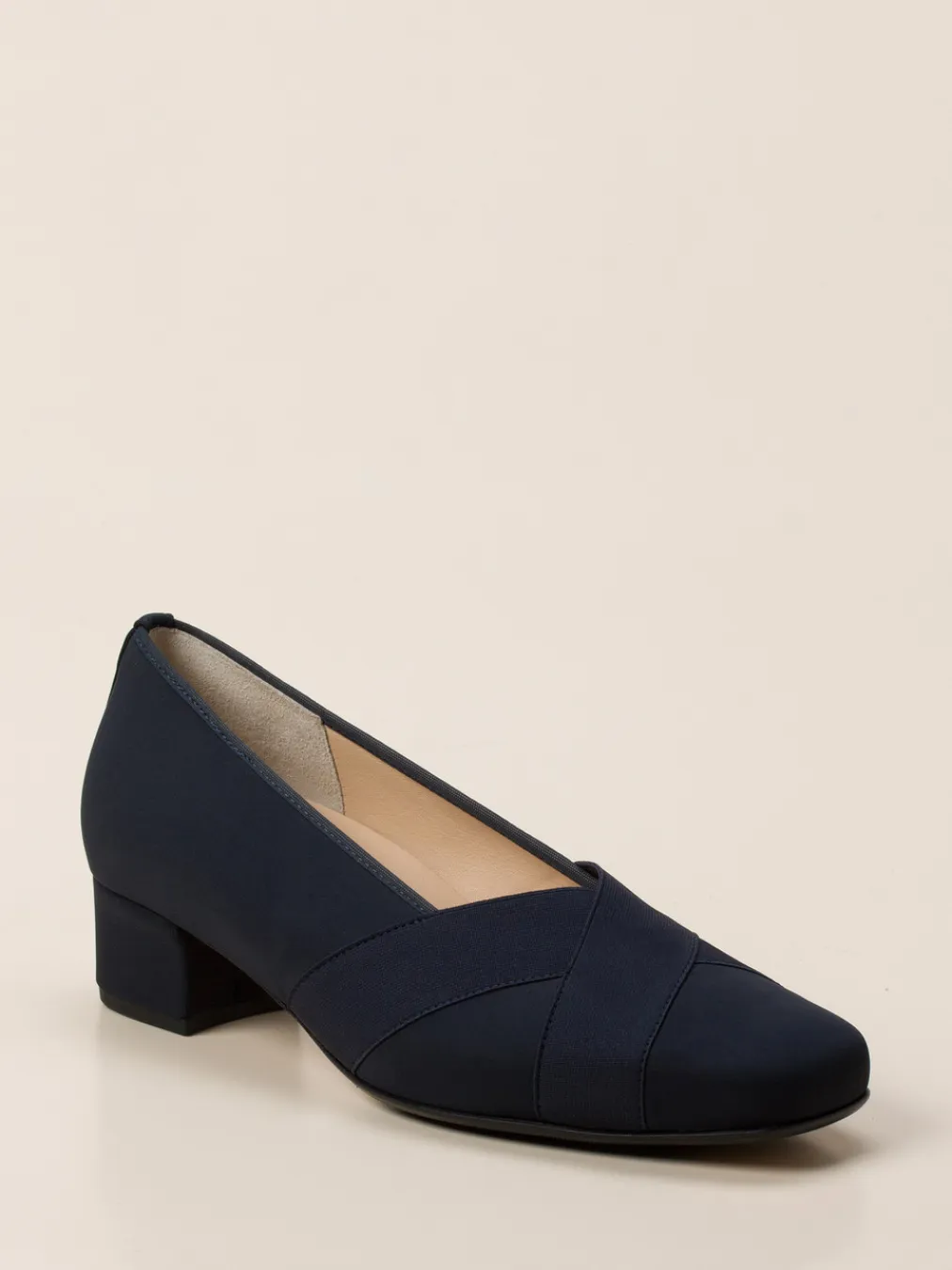 – Komfort-Pumps aus Textil in Dunkel-Hassia Online