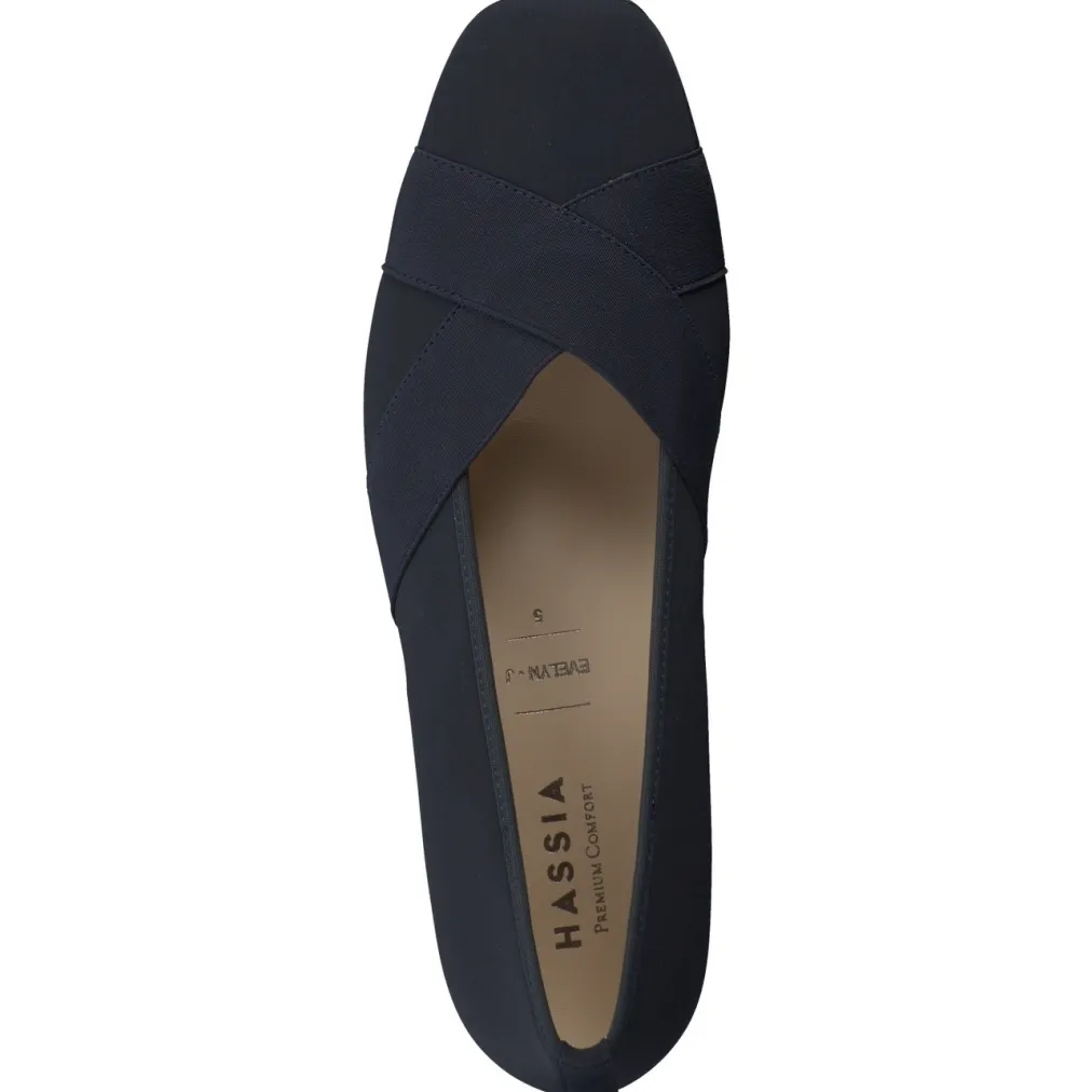 – Komfort-Pumps aus Textil in Dunkel-Hassia Online