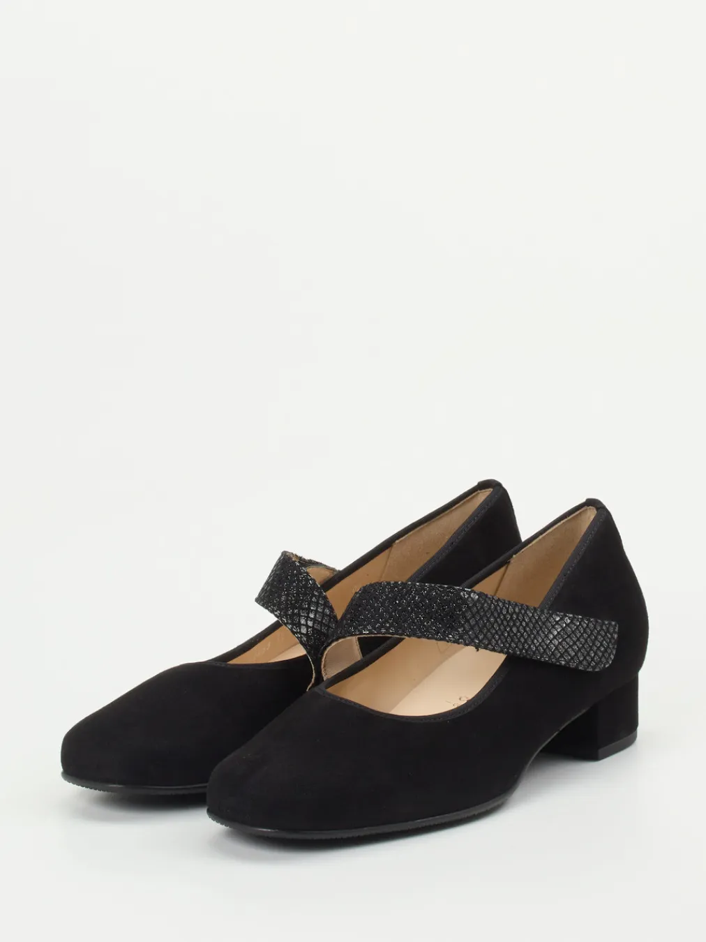 – Mary Jane Pumps aus Veloursleder-Hassia Discount