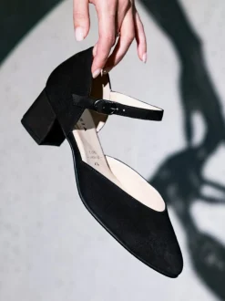 – Mary-Jane-Pumps aus Veloursleder-Hassia Clearance