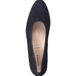 – Pumps aus Veloursleder Dunkel-Hassia Online