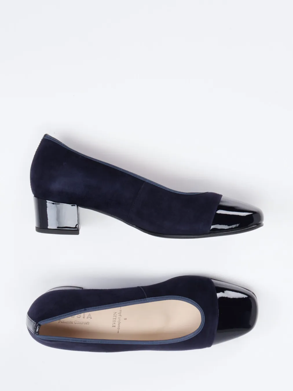 – Pumps aus Veloursleder und Lack in-Hassia Online