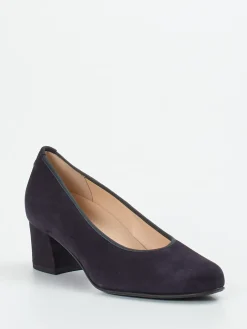 – Pumps aus Veloursleder Dunkel-Hassia Discount