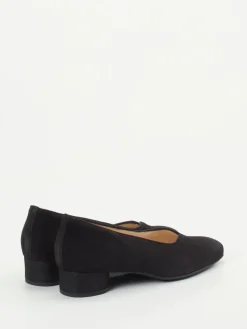 – Pumps aus Veloursleder-Hassia