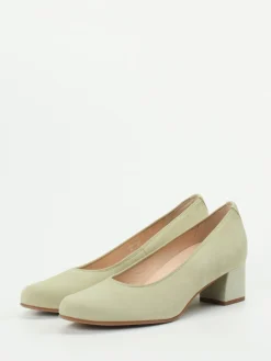 – Pumps aus Veloursleder in Salbei-Hassia Outlet