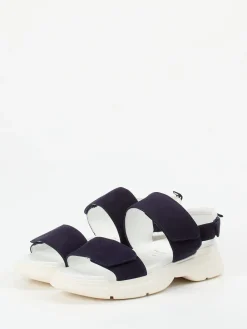 – Sandalen aus Veloursleder in Nacht-Hassia Online