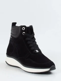 – Schnürstiefelette aus Veloursleder-Hassia Outlet