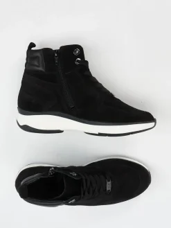 – Schnürstiefelette aus Veloursleder-Hassia Outlet