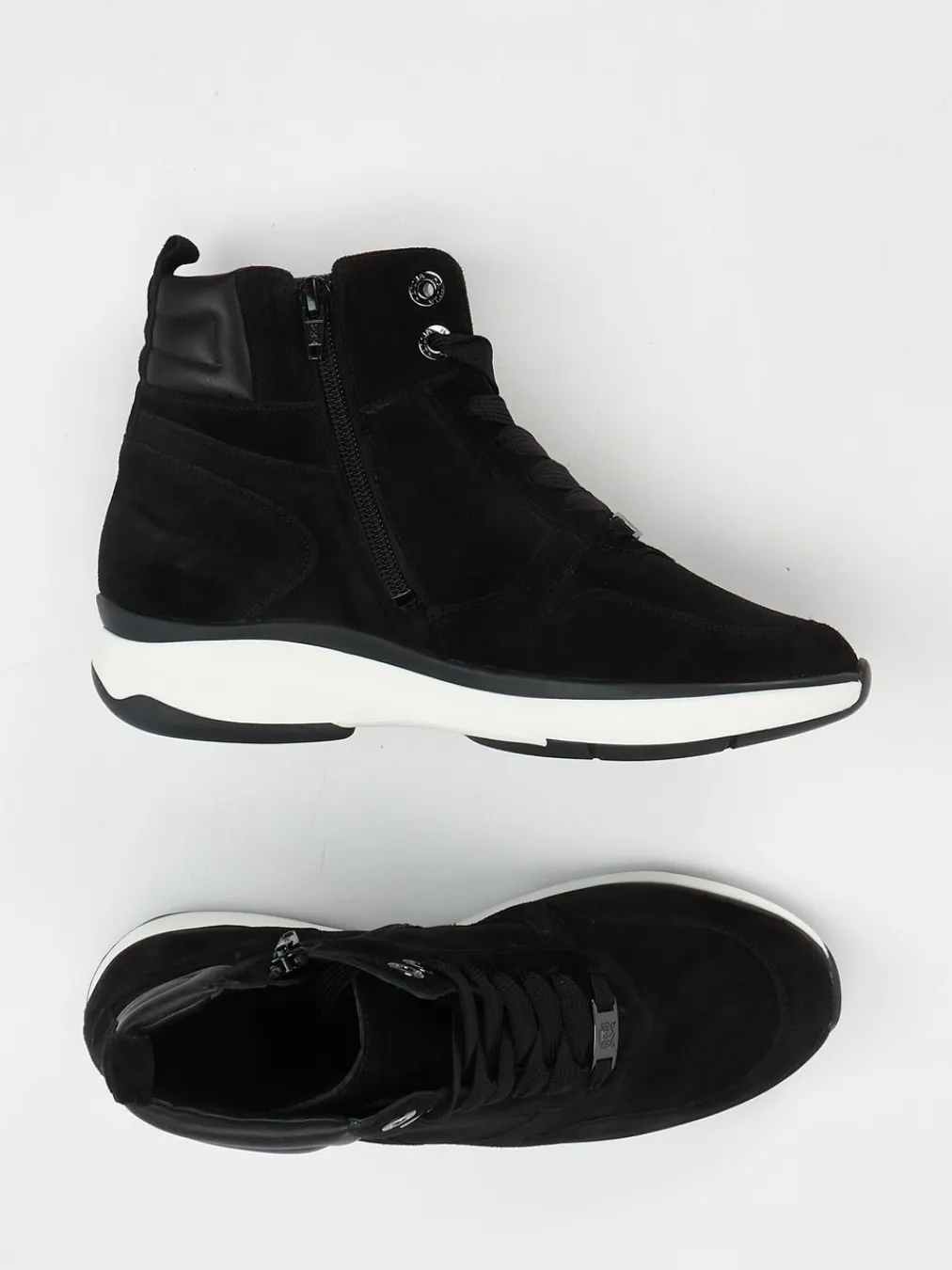 – Schnürstiefelette aus Veloursleder-Hassia Outlet