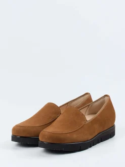 – Slipper aus Veloursleder cognac-Hassia Hot