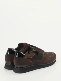 – Sneaker aus Veloursleder in Dunkel-Hassia Clearance