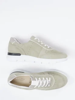 – Sneaker aus Veloursleder salbei-Hassia Hot