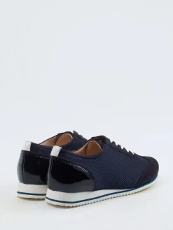 – Sneaker aus Veloursleder und Mesh dunkel-Hassia Outlet