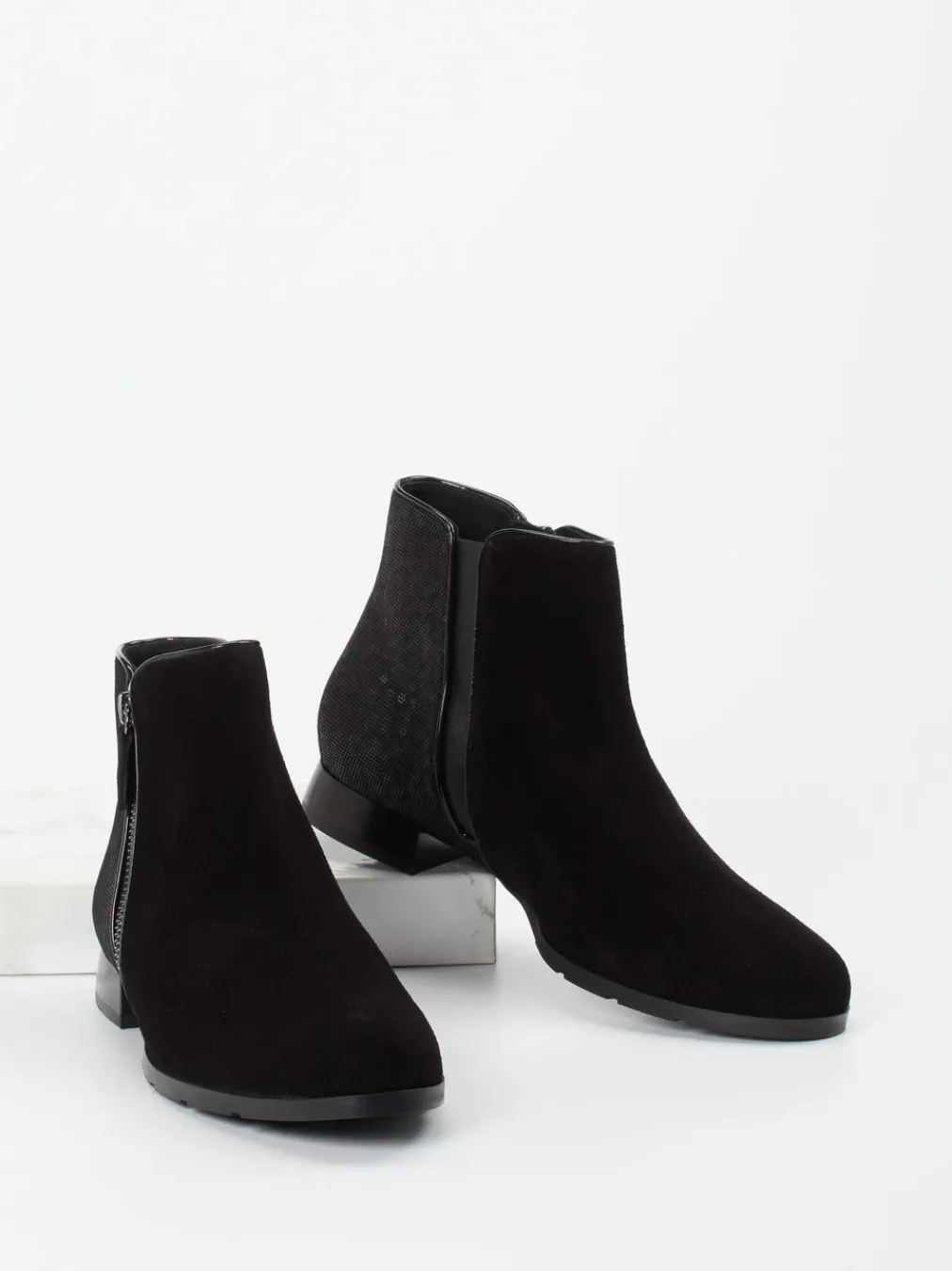 – Stiefeletten aus Veloursleder-Hassia Clearance