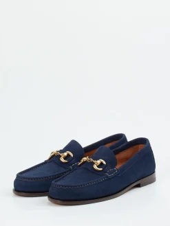 – Loafer aus Veloursleder marine-Henderson Hot