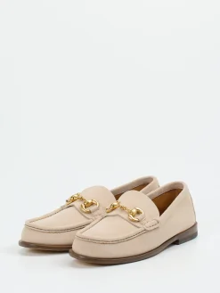 – Loafer aus Veloursleder in Beige-Henderson Discount
