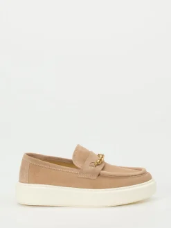 – Loafer aus Veloursleder Sandbeige-Henderson Discount