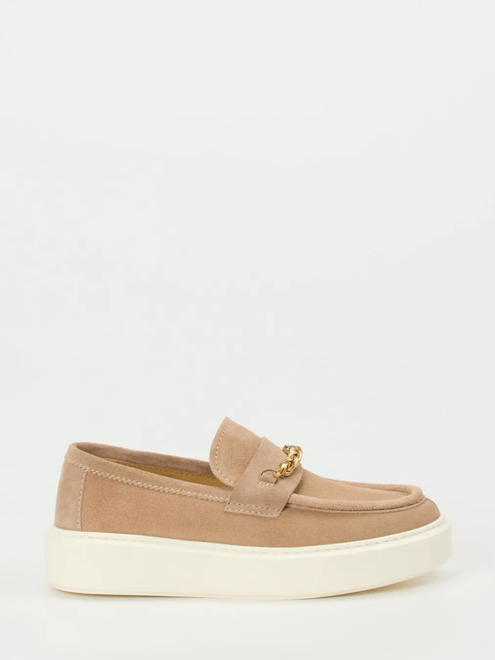 – Loafer aus Veloursleder Sandbeige-Henderson Discount
