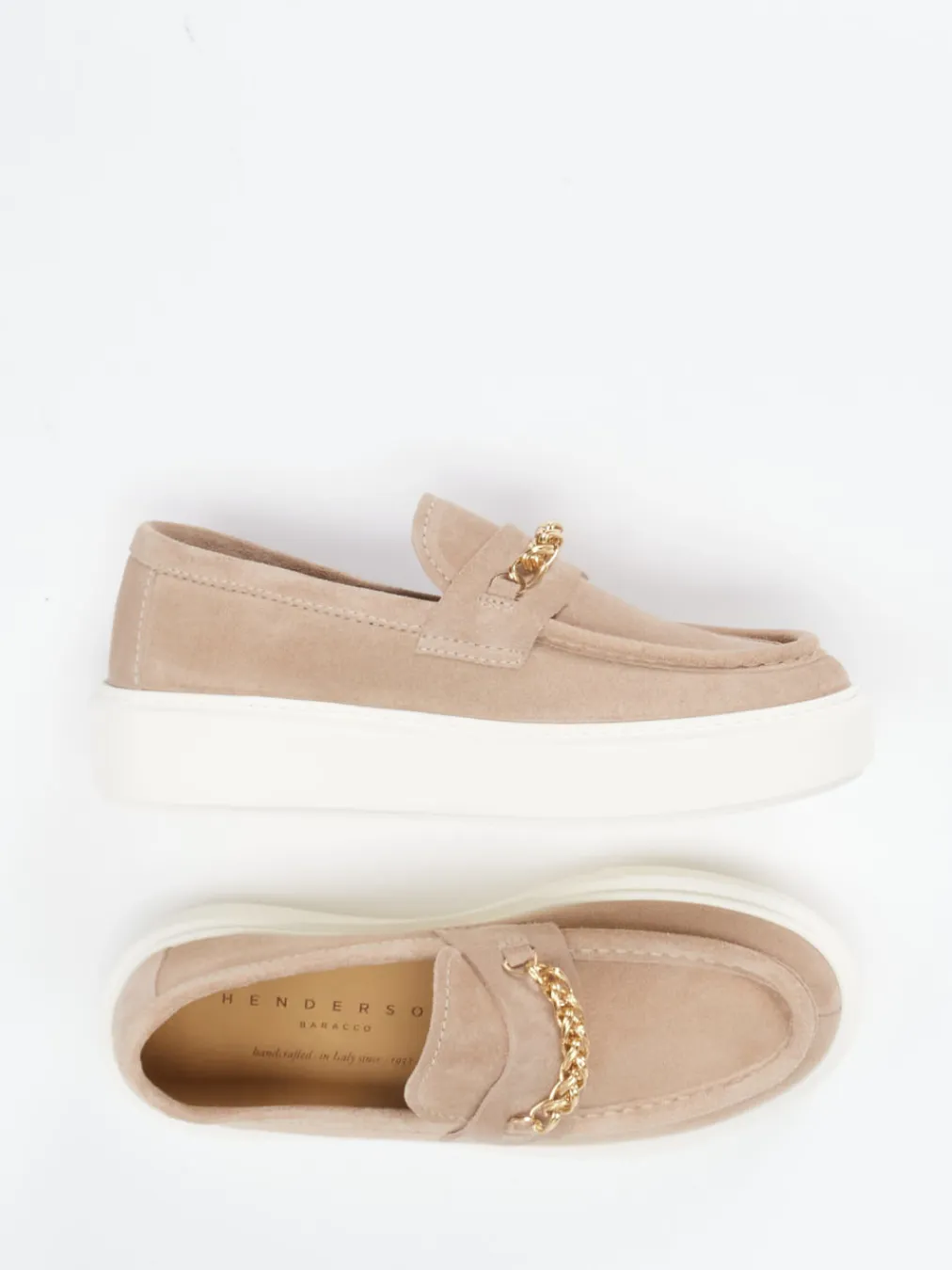 – Loafer aus Veloursleder Sandbeige-Henderson Discount