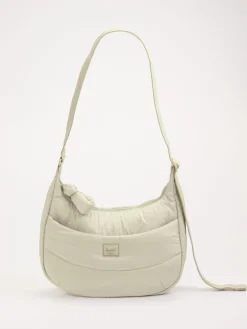 – Hobo Bag aus Textil in Cremeweiß-Herschel Outlet