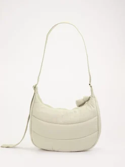 – Hobo Bag aus Textil in Cremeweiß-Herschel Outlet