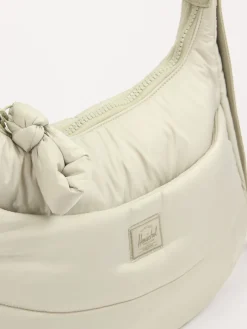 – Hobo Bag aus Textil in Cremeweiß-Herschel Outlet