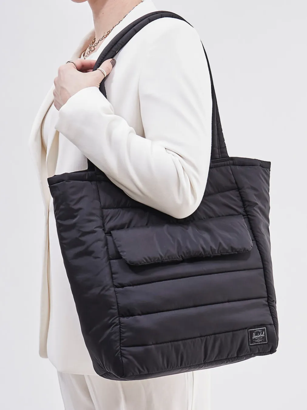 – Shopper aus recyceltem Polyester-Herschel Hot