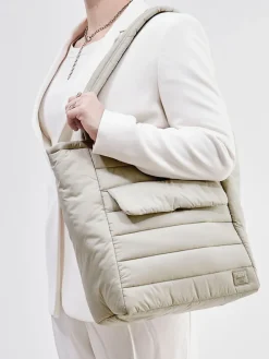 – Shopper aus Textil in Stepp-Optik-Herschel Best