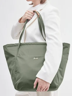 – Shopper-Tasche aus Textil in Oliv-Herschel Discount