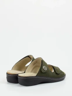 – Komfort-Pantolette aus geprägtem Leder-Hickersberger Outlet