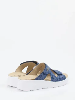 – Komfort-Pantolette aus geprägtem Leder-Hickersberger Hot