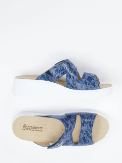 – Komfort-Pantolette aus geprägtem Leder-Hickersberger Hot