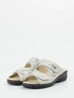 – Komfort-Pantolette aus geprägtem Leder-Hickersberger Hot