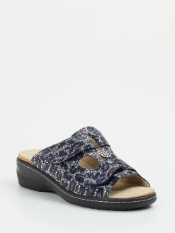 – Komfort-Pantolette aus geprägtem Leder-Hickersberger Hot