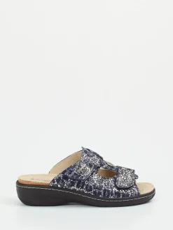 – Komfort-Pantolette aus geprägtem Leder-Hickersberger Hot