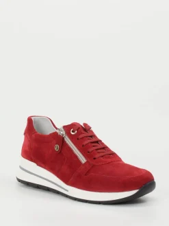 – Komfort-Sneaker aus Stretchleder rot-Hickersberger Online