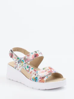 – Sandalen aus geprägtem Leder color-Hickersberger Sale