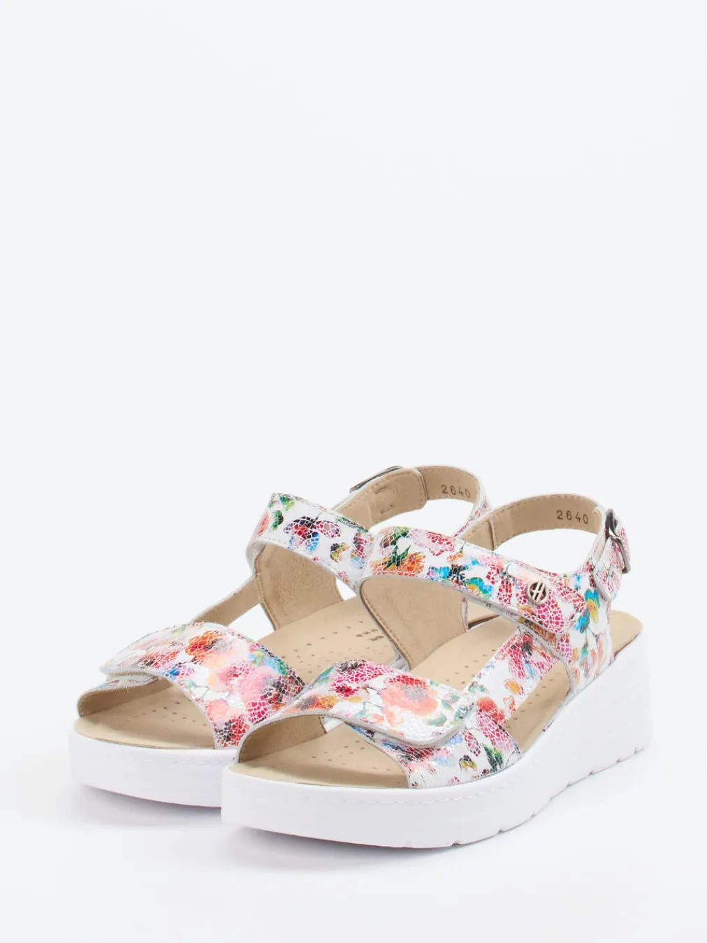 – Sandalen aus geprägtem Leder color-Hickersberger Sale