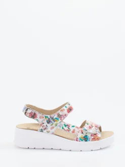 – Sandalen aus geprägtem Leder color-Hickersberger Sale