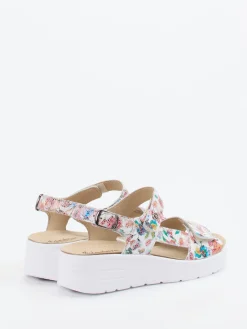 – Sandalen aus geprägtem Leder color-Hickersberger Sale